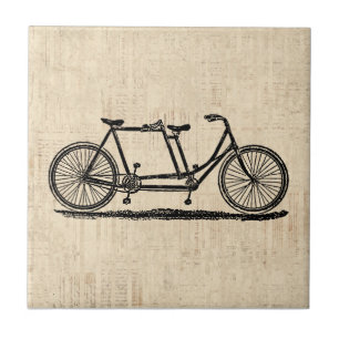 Carreau Bicyclette en tandem Bicyclette à deux personnes 