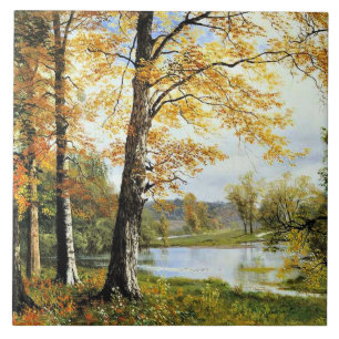 Carreau Bierstadt - Un Lac Calme,