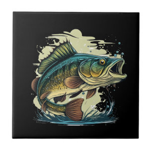 Carreau big-bass-fish-vecteur-dessin-T-shirt-big-bass-fish