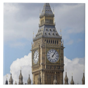 Carreau Big Ben et Houses of Parliament, Londres,