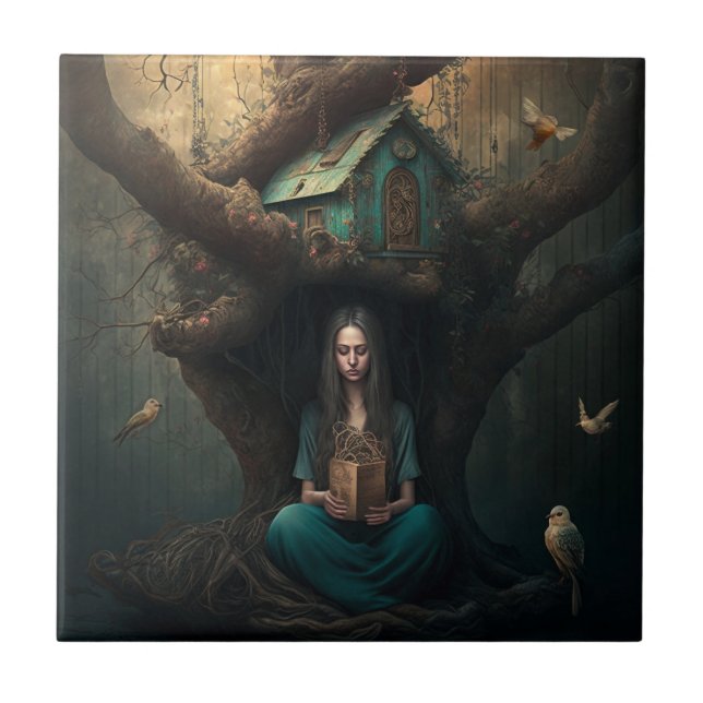 Carreau Birdhouse Dreams (Devant)