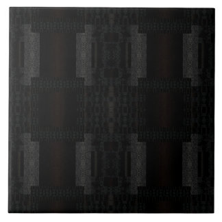 Carreau Black Geometric Pattern – Modern Minimalist Design
