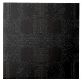 Carreau Black Geometric Pattern – Modern Minimalist Design