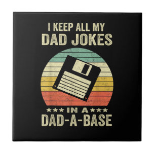 Carreau Blagues drôles de papa pour hommes dans dad-a-Base