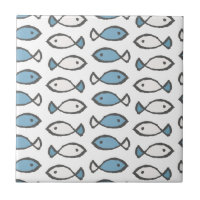 Blanc Poisson Bleu Océan Amant Animaux Marins Été
