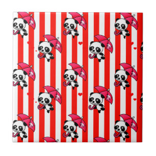 Carreau Blancs rouges mignons