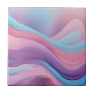 Carreau Bleu Abstrait, rose, violet texturé