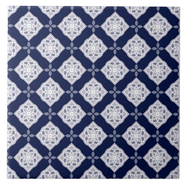 Carreau Bleu azulejo décoratif portugais (Devant)