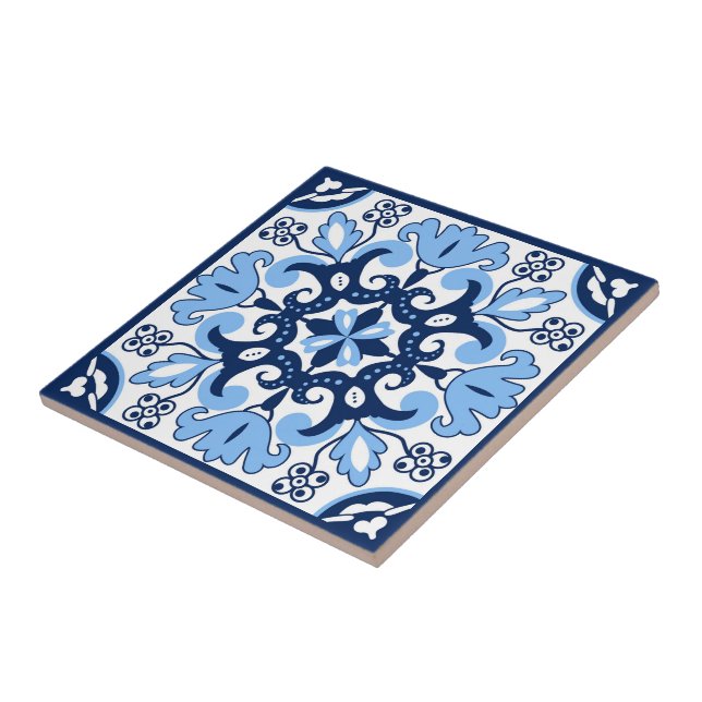 Carreau 💙 bleu azulejos (Côté)