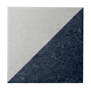 Carreau Bleu blanc et foncé