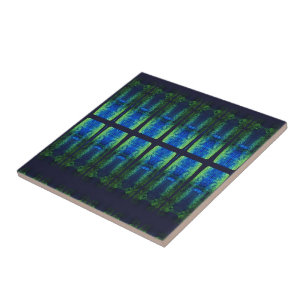 Carreau Bleu bleu foncé vert INVERSE glamour astral