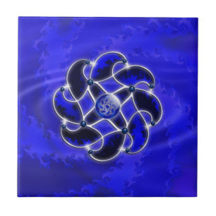 Carreau Bleu comme tuile décorative de mer