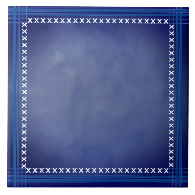 Carreau Bleu écossais (Devant)