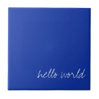 Bleu égyptien personnalisé