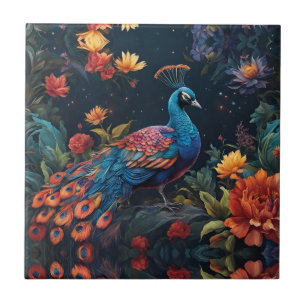 Carreau Bleu élégant et gamme Peacock Star Jardin plein
