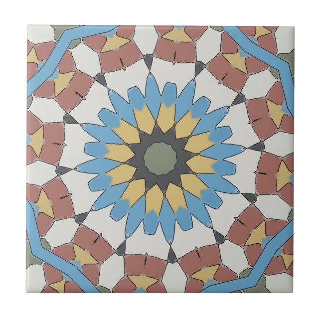 Carreau Bleu espagnol style ancien (Devant)