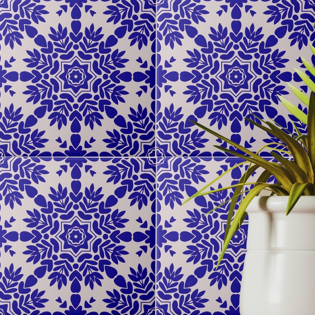 Carreau Bleu et blanc Azulejo portugais (Créateur téléchargé)