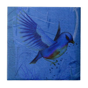 Carreau Bleu Nature Art Tile