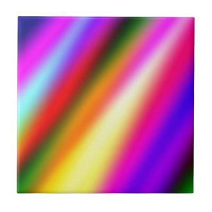 Carreau Bleu rose ombre couleur d'eau abstrait pastel arc-