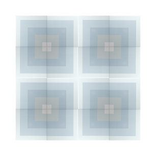 Carreau Bleu simple Trimestre Carré Forme Cer