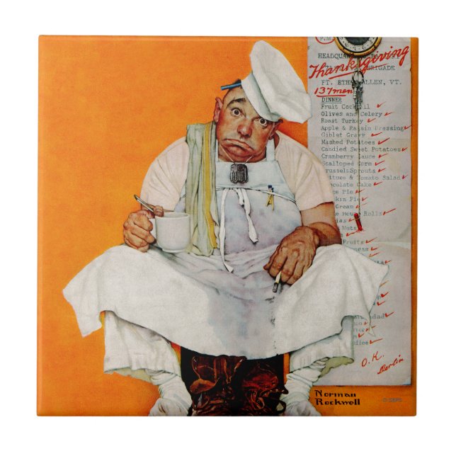 Carreau Bleus de jour de thanksgiving (Devant)