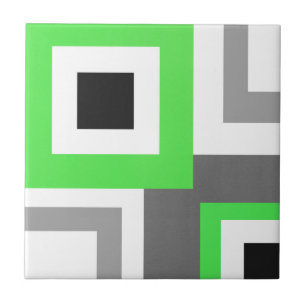 Carreau Bloc de couleur blanc noir gris citron