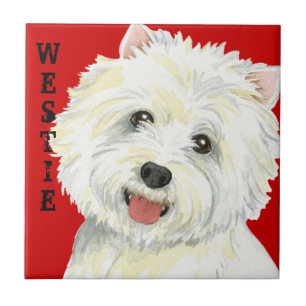 Carreau Bloc de couleur de Westie