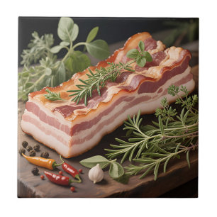 Carreau Bloc d'Herbes au Bacon Croustillant