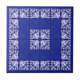 Carreau Blue Bandana Design