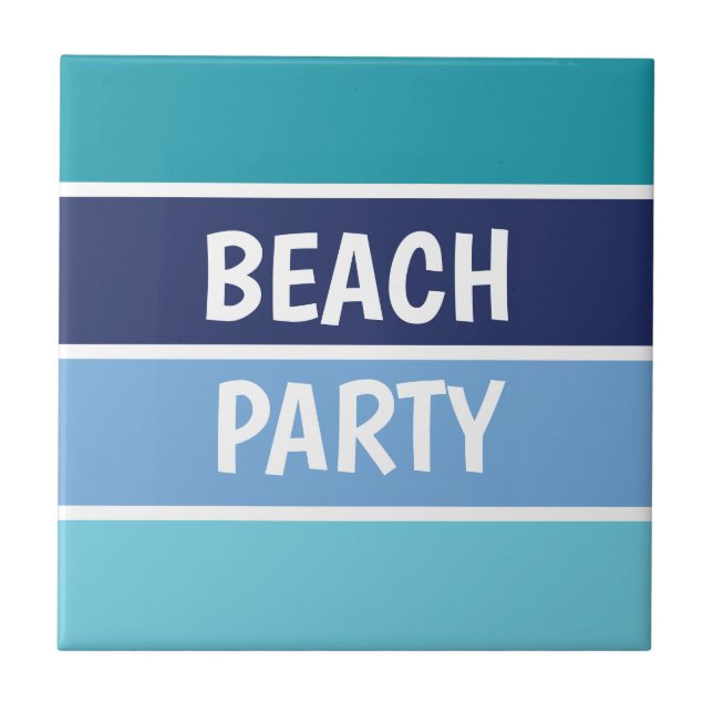Carreau Blue Beach Party (Devant)