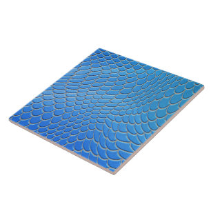 Carreau Blue mermaid scales, fish scale