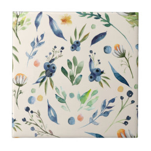 Carreau Blueberry et Daisy Clear Image en toute transparen