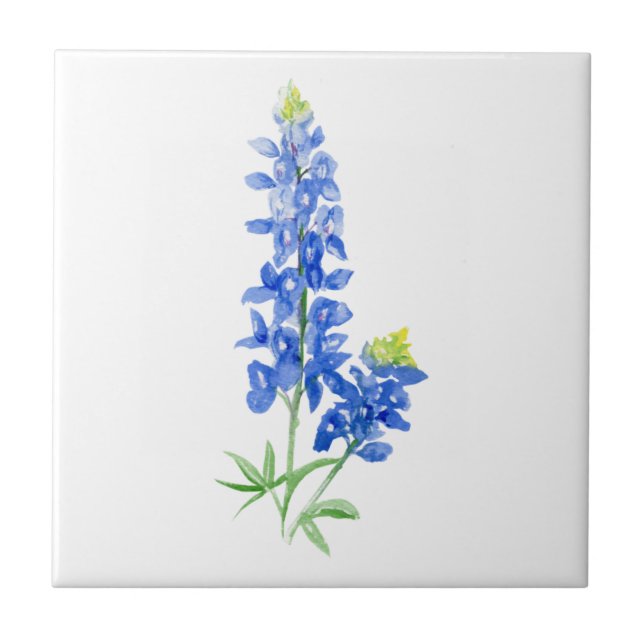 Carreau Bluebonnet 7 Ceramic Tile (Devant)