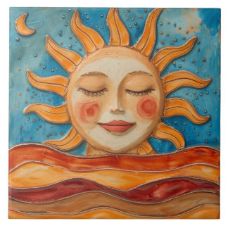 Carreau Boho Desert Sun