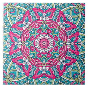 Carreau Boho Festive Mandala