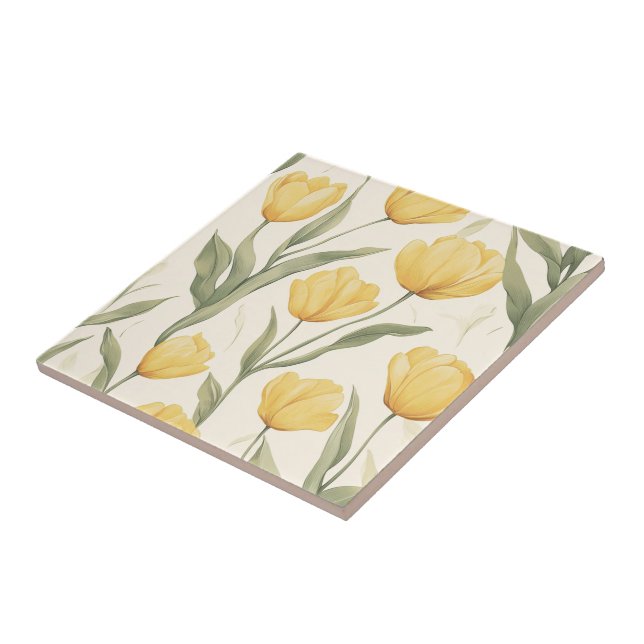 Carreau Boho Mosaic Tulip Carrelage céramique Pour Intérie (Côté)