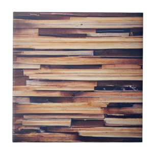 Carreau Bois planches design brun