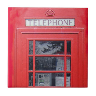 Carreau Boîte téléphonique rouge Londres