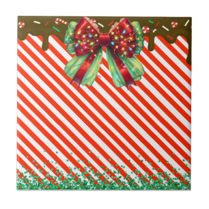 Carreau bonbons de Noël menthe poivrée bonbons bonbons bon