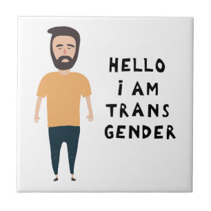 Carreau Bonjour, je suis transgenre
