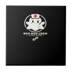 Carreau Boo Boo Crew Infirmière Fantôme - T-shirt Hallowee