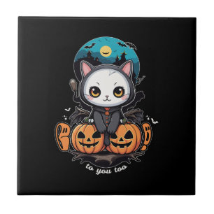 Carreau Booko to You Too   Bat chat mignonne ailes et Citr