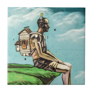 Carreau Bord de falaise de graffiti