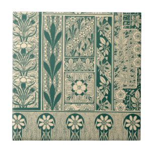Carreau Botanique décorative Art nouveau Motif