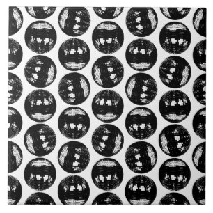 Carreau Boules de disco Motif de boules de miroirs COULEUR