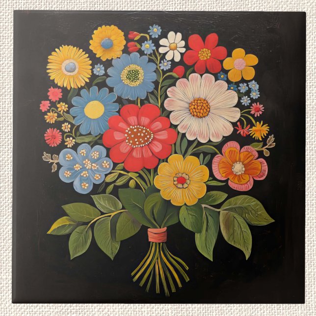 Carreau Bouquet de fleurs (Créateur téléchargé)