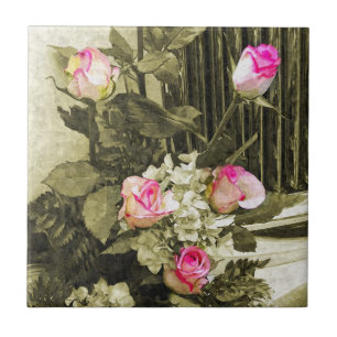 Carreau Bouquet de mariage vintage