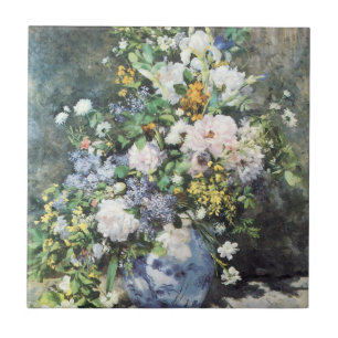 Carreau Bouquet de printemps de Pierre Renoir, Fleurs Vint