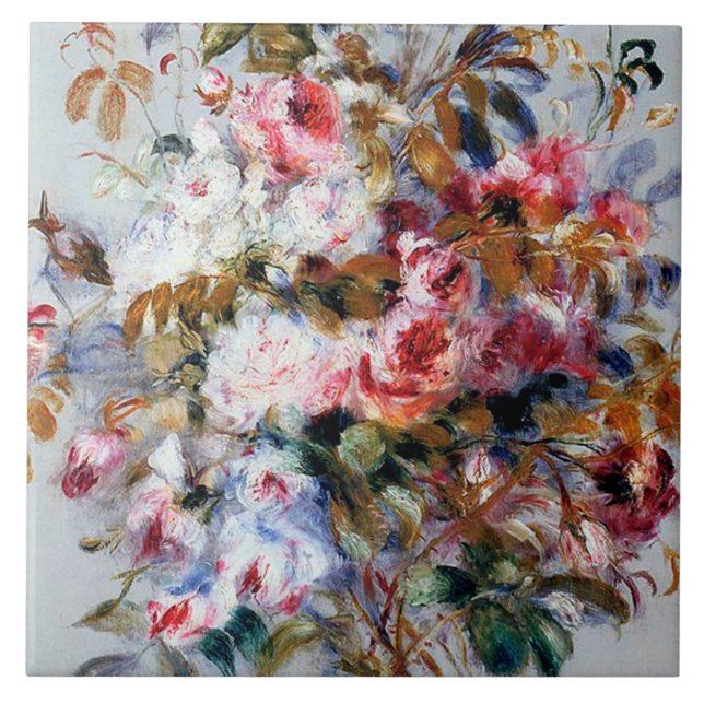 Carreau Bouquet de Roses, Renoir (Devant)