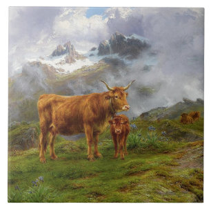 Carreau Bovins des Highlands (par Rosa Bonheur)